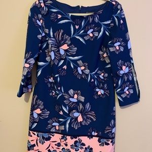 Vince Camuto blue cocktail dress